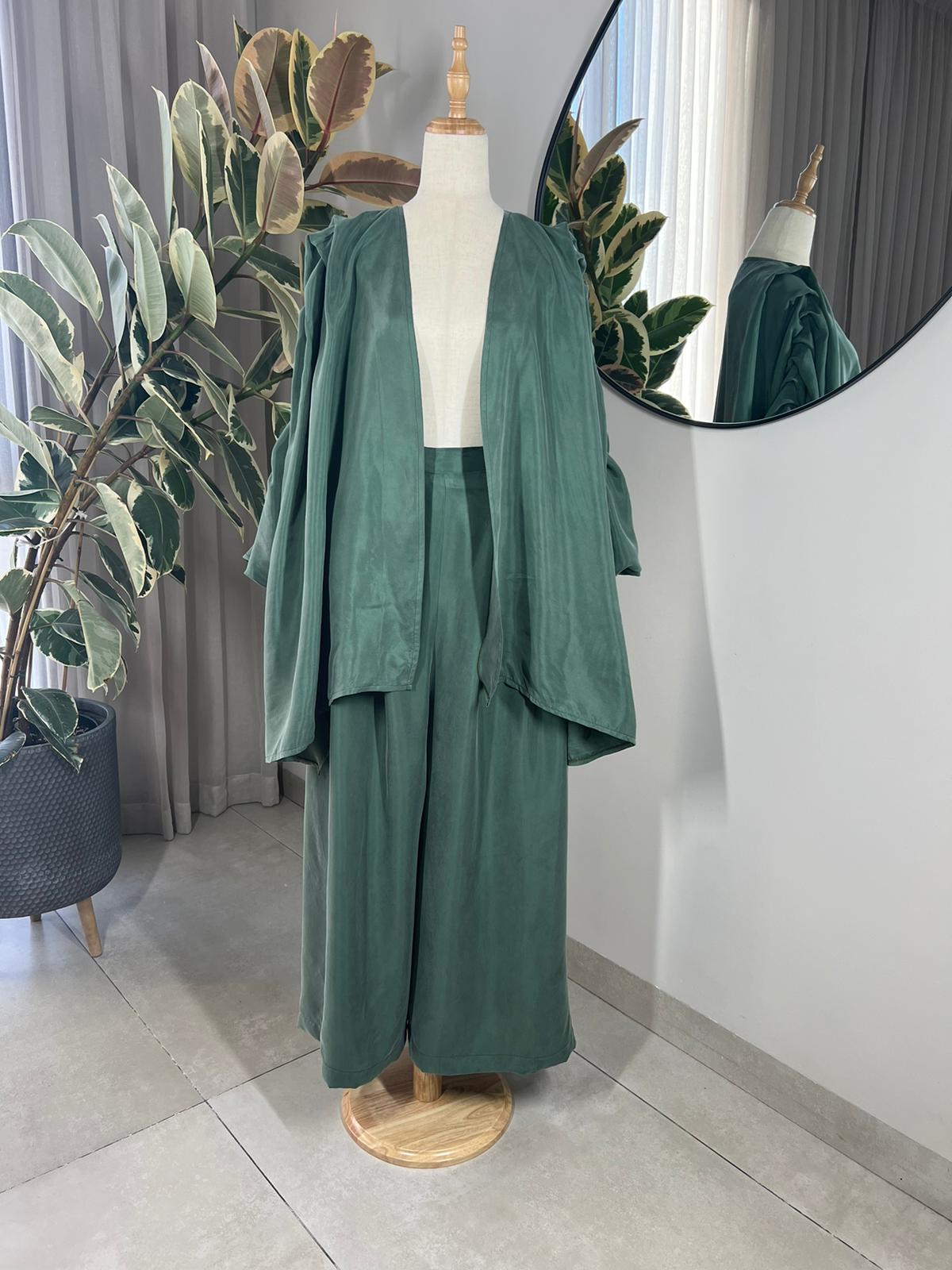 Pleated Green